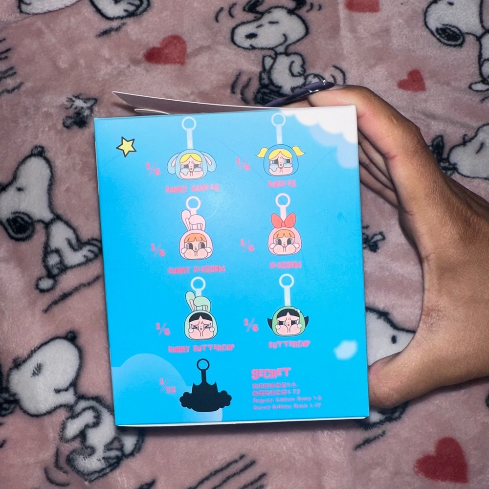 Crybaby x The Powerpuff Girls Bunny Bubbles Plush Keychain - Picture 9 of 11